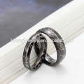 Venda quente preto Senhor dos Anéis anel, anel com design de letra
